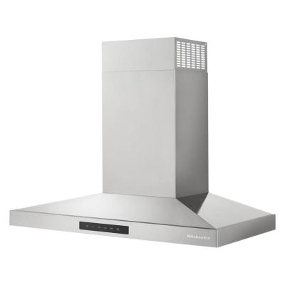 30" KitchenAid Wall-Mount 4-Speed Canopy Hood - KVWC730SSS