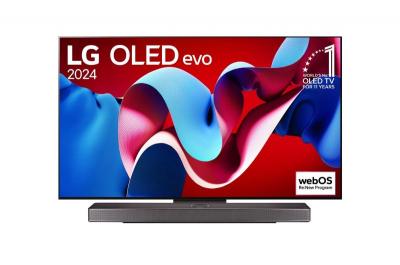 55" LG OLED55C4PUA OLED Evo C4 4K Smart TV
