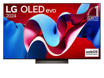 55" LG OLED55C4PUA OLED Evo C4 4K Smart TV