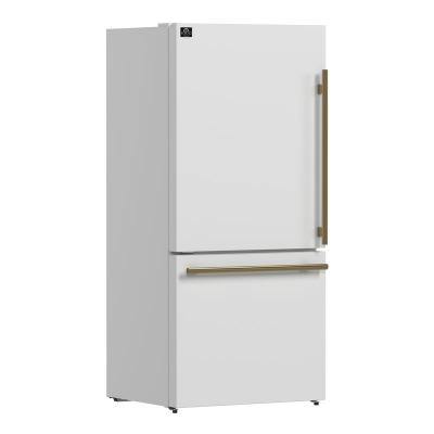 62" Forno Milano 34.4 Cu. Ft. 2-Piece Freestanding Dual Bottom Freezer Refrigerator - FFFFD1787-60WHT