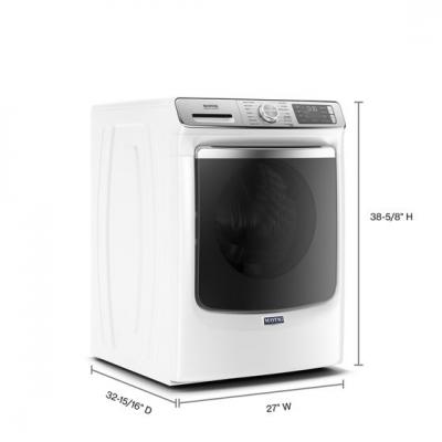 27" Maytag 5.8 Cu. Ft. Front Load Washer With Extra Power And 24-Hr Fresh Hold Option - MHW8630HW