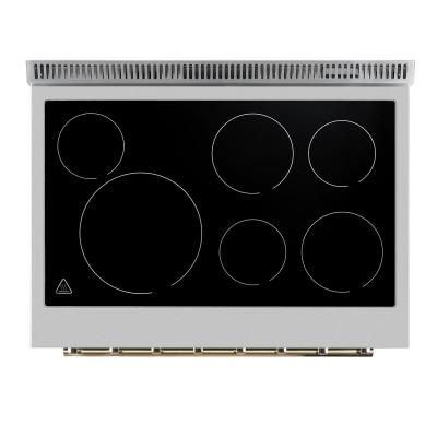 36" Forno Paolo Freestanding Electric Range in White - FFSEL6011-36WHT