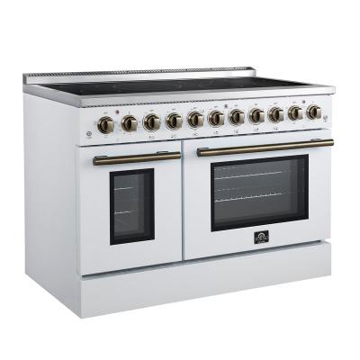 48" Forno Paolo Freestanding Electric Range in White - FFSEL6011-48WHT
