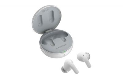 LG TONE Free True Wireless Bluetooth Earbuds in White - T90QW
