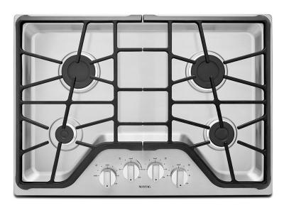 30" Maytag 4-Burner Gas Cooktop With Power Burner - MGC7430DS