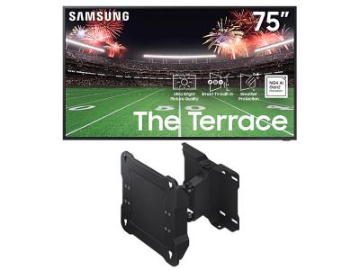 Samsung 4K Neo QLED Terrace Partial Outdoor TV and Wall Mount - QN75LST7DAFXZC-WMN4070TT