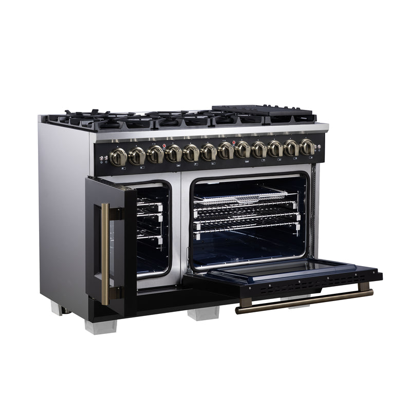 Forno Capriasca French Door Dual Fuel Range - Thumbnail 2