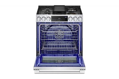 30" LG STUDIO 6.3 Cu. Ft. InstaView Gas Slide-in Range With ProBake Convection and Air Fry - LSGS6338F