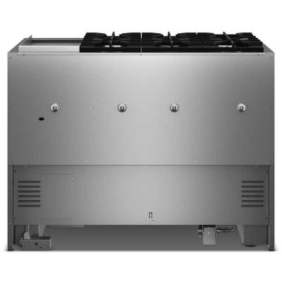 48" KitchenAid 6 Burner Commercial-Style Dual Fuel Range - KFDD948SJP
