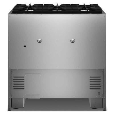 36" Kitchenaid 6 Burner Commercial-Style Dual Fuel Range - KFDS936SAG