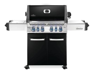 66" Napoleon Prestige 500 Natural Gas Grill with Infrared Rear Burner and Infrared Side Burner - P500RSIBNK-3