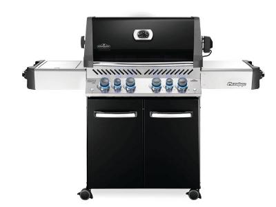 66" Napoleon Prestige 500 Propane Gas Grill with Infrared Rear Burner and Infrared Side Burner - P500RSIBPK-3