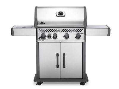 61" Napoleon Rogue 4-Burner Propane Gas Grill with Infrared Side Burner - RXT525SIBPSS-1