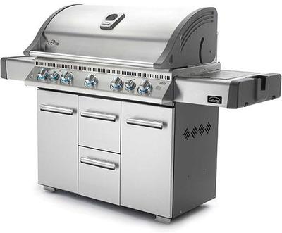 Napoleon LEX 730 with Side Burner and Infrared Bottom and Rear Burners Propane Gas Grill LEX730RSBIPSS