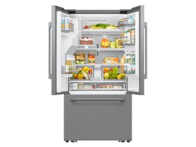 36" Samsung 29 Cu. Ft. Bespoke AI 3-Door French Door with Dual Auto Ice Maker - RF70H30HERAA
