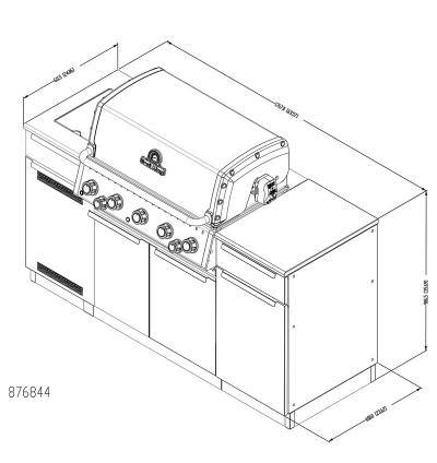 Broil King Baron 590i IR Shadow Liquid Propane Grill - 876844 LP