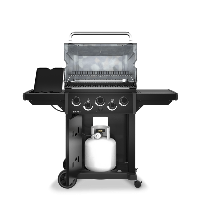 Broil King Signet 390 Shadow 3 Burner Natural Gas Grill - 844187 NG