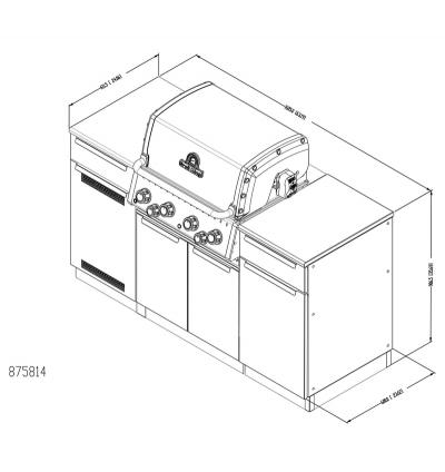 Broil King Baron 420i Shadow Natural Gas Grill - 875817 NG