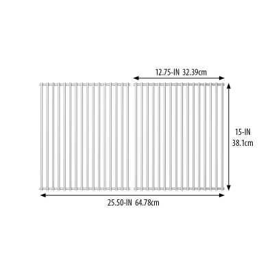 Broil King Stainless Steel Cooking Grids for Crown / Signet Grills - 18652