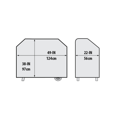 Broil King Grill Cover for Crown Pellet 500 - 67066