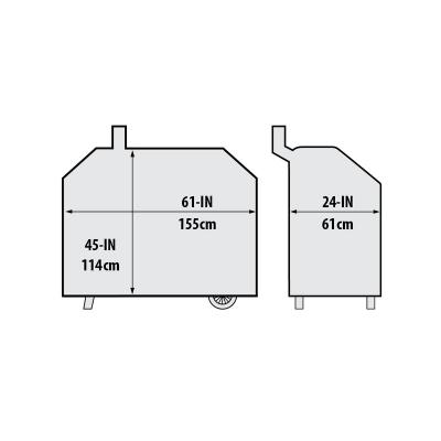 Broil King Premium Grill Cover for Regal Pellet 500 - 67069