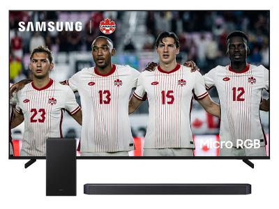 85" Samsung Micro RGB R85H Smart TV + Q-Series Soundbar - MRN85R85HAFXZC-HW-Q600F/ZC