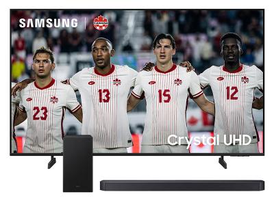 58" Samsung Crystal UHD 4K TV + Q-Series Soundbar - UN58U8000HFXZC-HW-Q600F/ZC