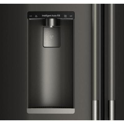 36" Kitchenaid Counter-Depth French Door Refrigerator with Intelligent Auto Fill - KRFC536SBE