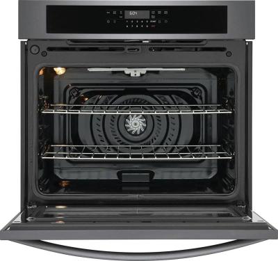 30" Frigidaire 5.3 Cu. Ft. Electric Single Wall Oven in Black Stainless Steel - FCWS3030AD