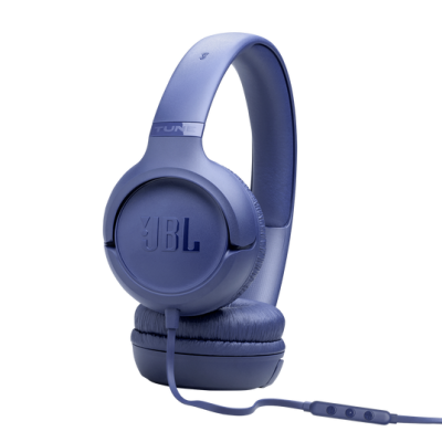 JBL Tune 530C Hi-res USB-C Wired On-ear Headphones In Blue - JBLT530CBLUAM