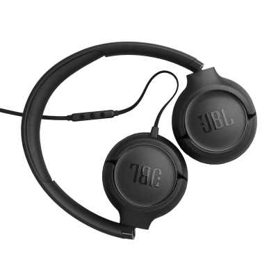 JBL Tune 530C Hi-res USB-C Wired On-ear Headphones In Black - JBLT530CBLKAM