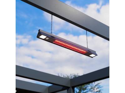 Deko Living 1500W Wall Mounted Infrared Heater with Carbon Fiber Tube - COH40001