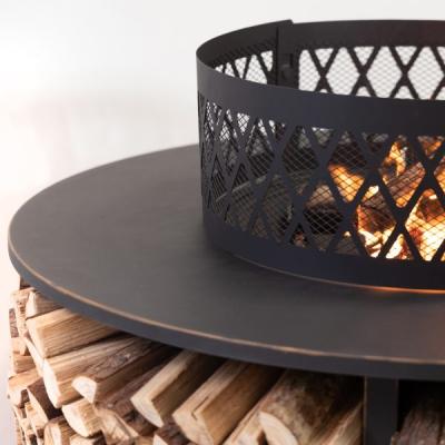38" Deko Living Outdoor Steel Woodburning Fire Pit - COB10509