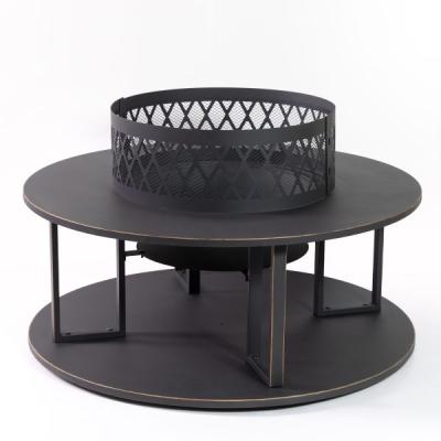 38" Deko Living Outdoor Steel Woodburning Fire Pit - COB10509