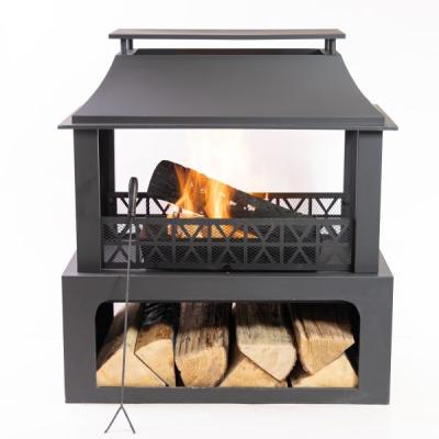 Deko Living Outdoor Steel Wood Burner Fireplace  - COB10511