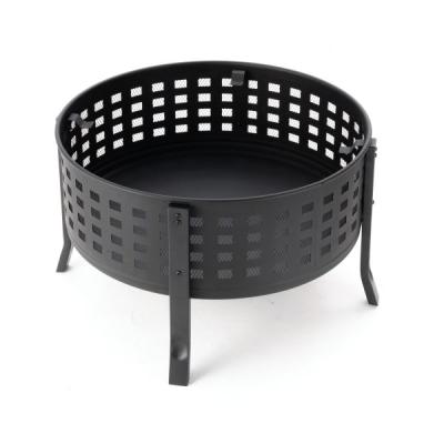 27" Deko Living Round Outdoor Steel Wood Burning Fire Pit - COB10514