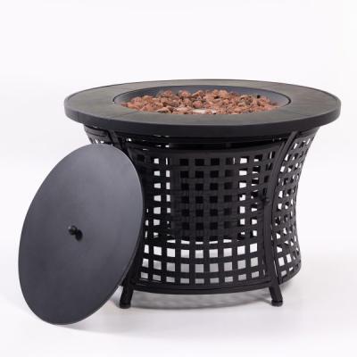 Deko Living Round Outdoor Propane Gas Fire Pit - COB10009