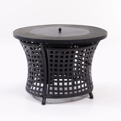 Deko Living Round Outdoor Propane Gas Fire Pit - COB10009