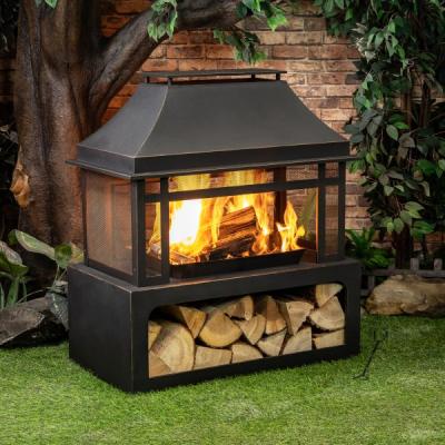 Deko Living Metal Wood Burner Firefit - COB10501
