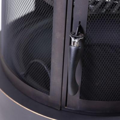 Deko Living Metal Wood Burner Chimney Fire Pit - COB10503