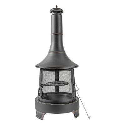 Deko Living Metal Wood Burner Chimney Fire Pit - COB10503