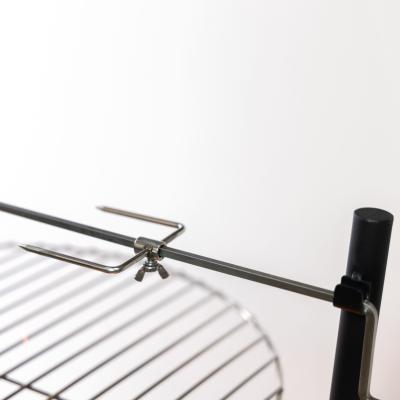 Deko Living Outdoor Steel Woodburner Fire Pit Grill & Rotisserie - COB10505