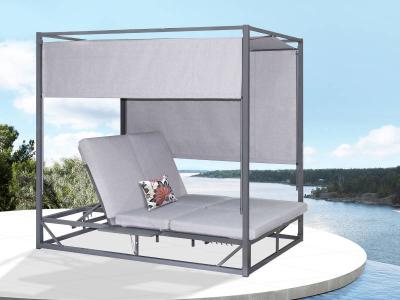 Deko Living Outdoor Rectangular Patio Daybed - COP30504DGRY