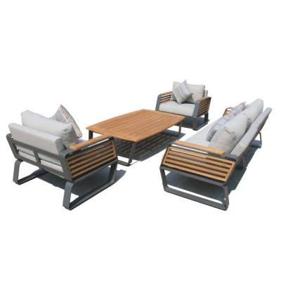 Deko Living Palazzolo 4 Piece Teak Patio and Coffee Table Set - COP30004