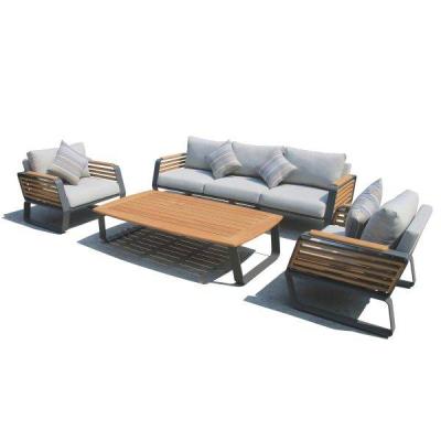 Deko Living Palazzolo 4 Piece Teak Patio and Coffee Table Set - COP30004