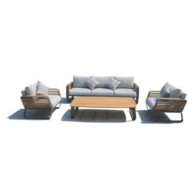 Deko Living Palazzolo 4 Piece Teak Patio and Coffee Table Set - COP30004