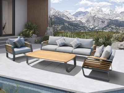 Deko Living Palazzolo 4 Piece Teak Patio and Coffee Table Set - COP30004