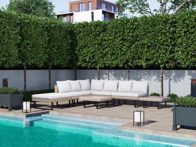 Deko Living 7-Piece Outdoor Sectionals And Tables - COP30008