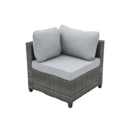 Deko Living 8 Piece Gray Outdoor Sectional Wicker Sofa Chairs and Tables - COP30111
