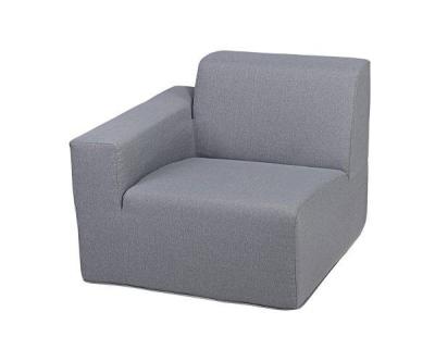 Deko Living 2 Place Seating Gray Outdoor Compressed Foam Sectional Sofas - COP30017SET
